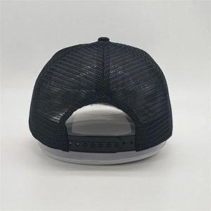 New Style Black 5panel Curve Bill Stone Mesh Snapback Animal Trucker Hat Cap With Custom Gorilla Logo Embroidery Patch