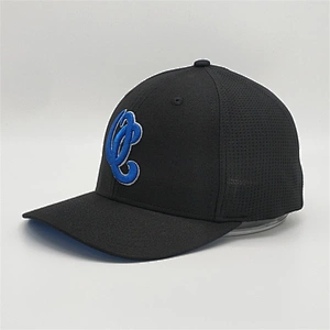 Wholesale Customized Adjustable Fashion Blue Curved Brim Snapback White Mesh Cap 3D Embroidery Trucker Baseball Hats