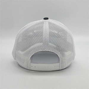 Oem Newest Model Mesh Truck Cap,Custom Your Brand Trucker Caps,Gray Woven Patch 5 Panel Trucker Hats