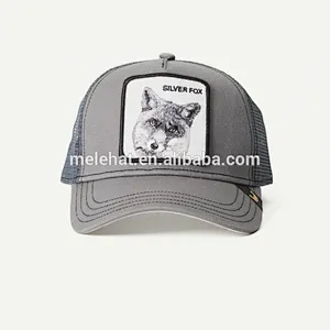 Custom Meidiney 5 Panel Embroidery Patch Logo Mesh Trucker Cap