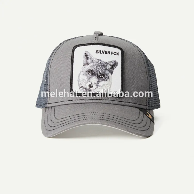 Custom Meidiney 5 Panel Embroidery Patch Logo Mesh Trucker Cap