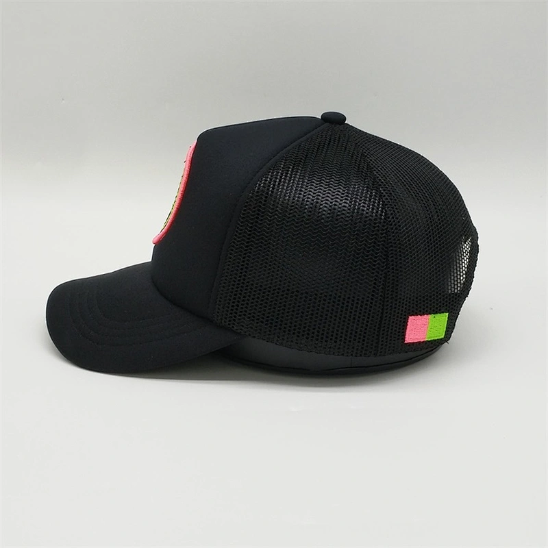 Wholesale Customized 5 Panel Foam Mesh Trucker Caps,  Sublimated Flat Brim Foam Trucker Hats, 3d Embroidery Trucker Hats
