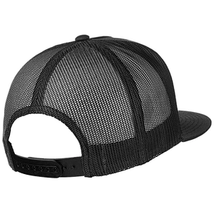 Guangzhou Factory Custom Meidiney Flat Billed Plain Blank Mesh Trucker Snapback Cap