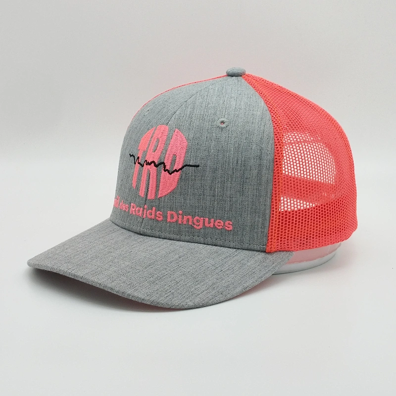 Wholesale Custom Worn Out Trucker Caps,Applique Navy Blue Mesh Trucker Hat,5 Panel Foam Soft Unstructured Hats