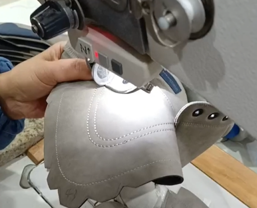 how to stitch shoes