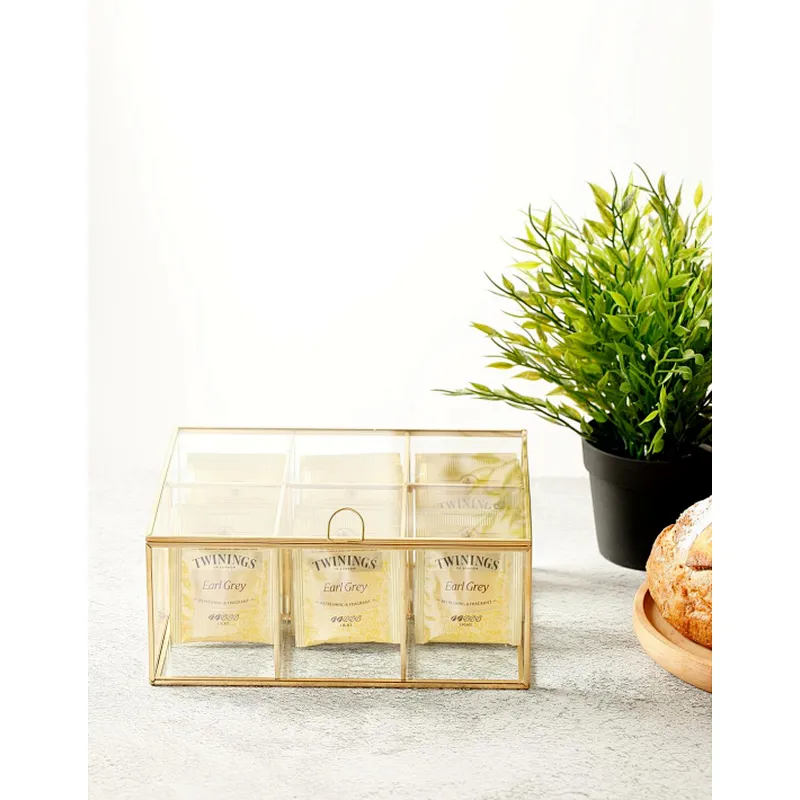 Glass Teabag Organizer
