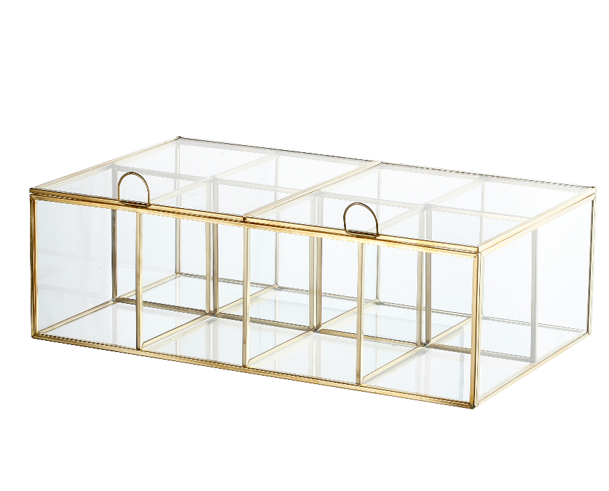 Glass Teabag Organizer