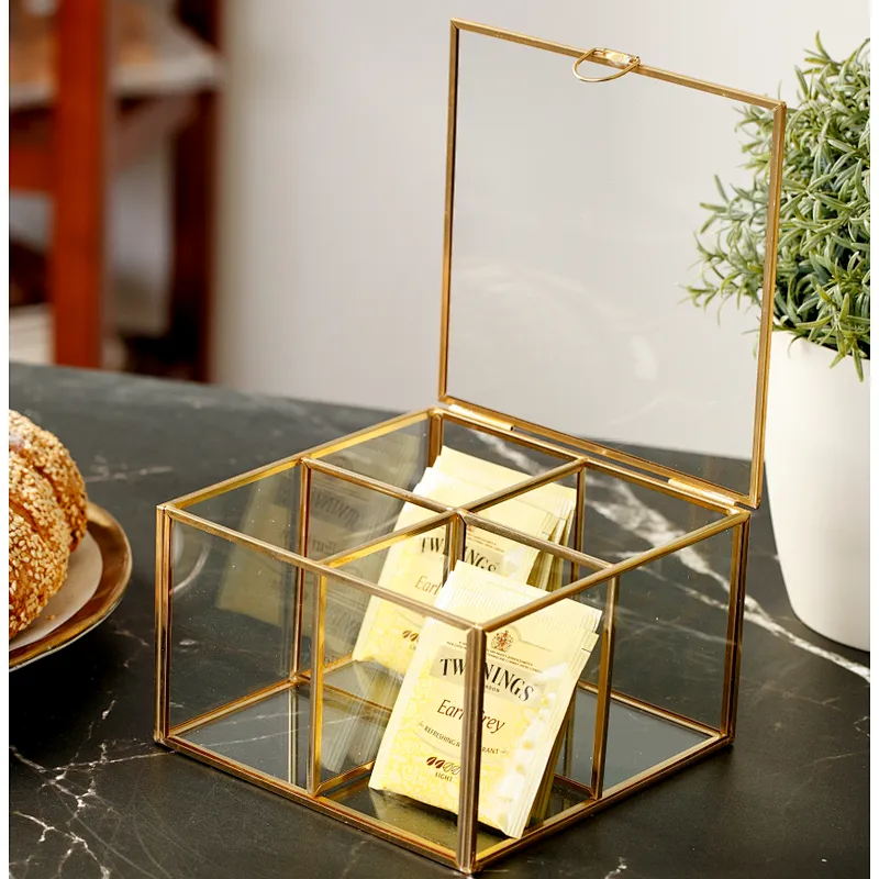 Glass Teabag Organizer