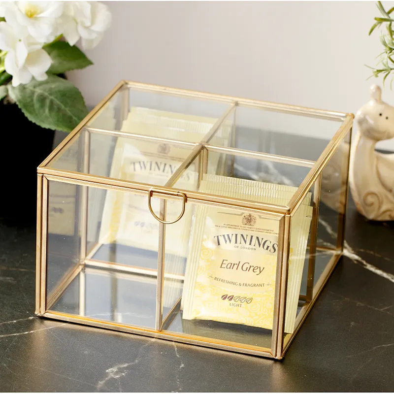 Glass Teabag Organizer