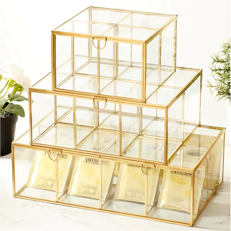 Glass Teabag Organizer