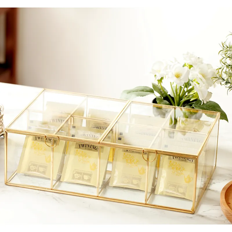 Glass Teabag Organizer