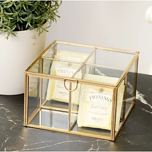 Glass Teabag Organizer