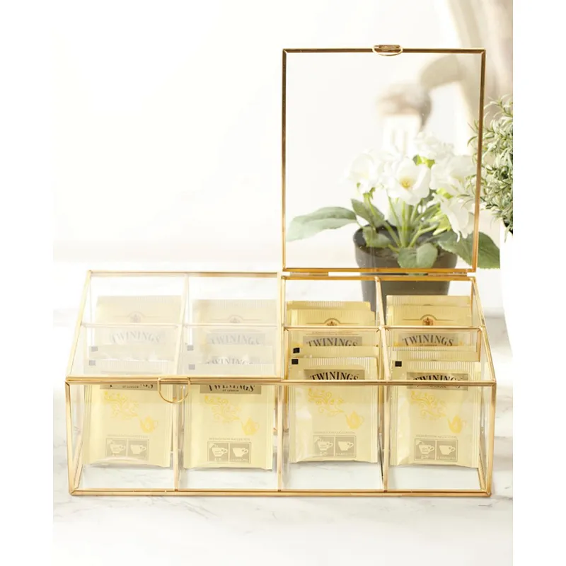 Glass Teabag Organizer