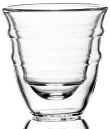 Double wall glass cup
