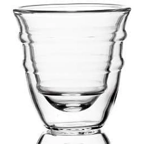 Double wall glass cup