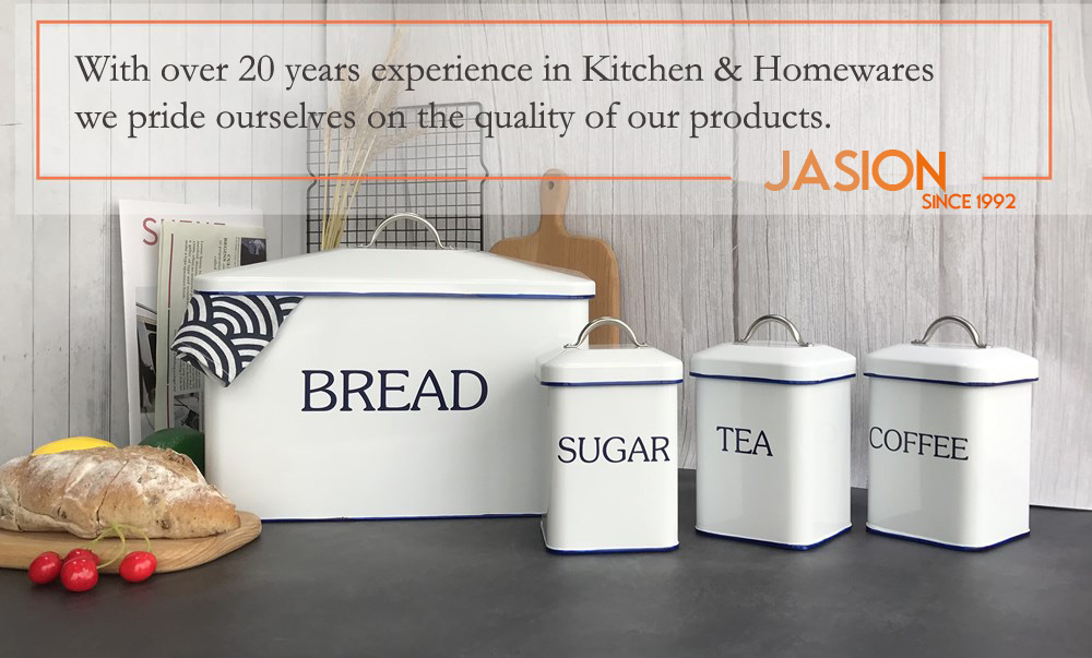 set of 4 kitchen canisters