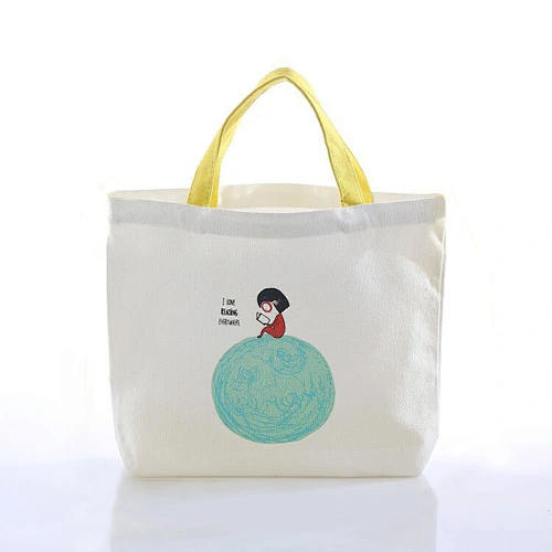 Eco-friendly Reusable shopping cotton bag with custom print