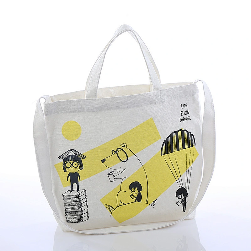 Eco-friendly Reusable shopping cotton bag with custom print