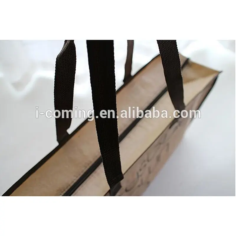 Laminated PP Woven Promotional Waterproof Eco Friendly Reusable Shopping Bag with Zipper