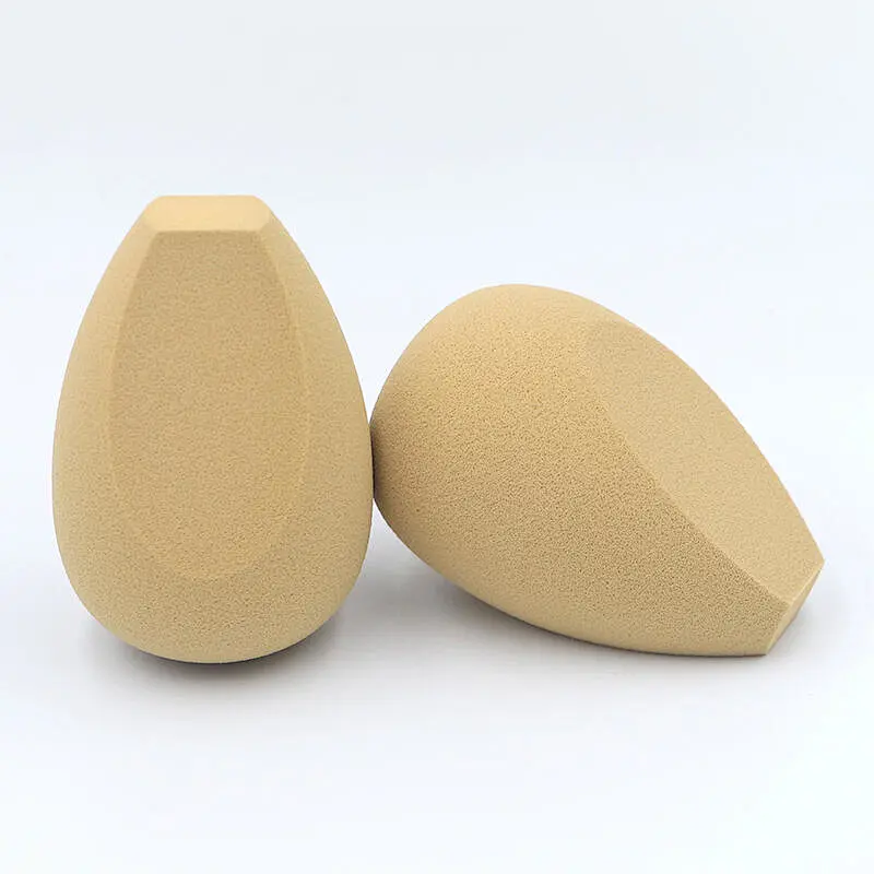 Cut beauty makeup sponge