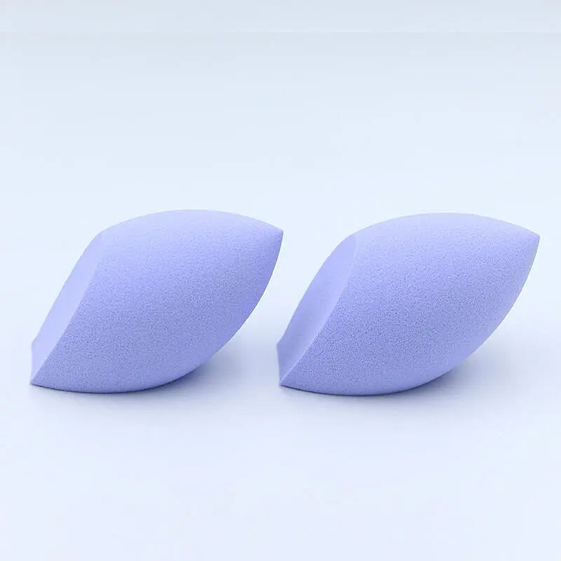 Cut makeup sponge