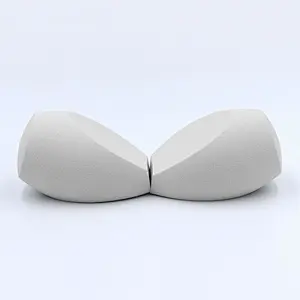 Cut beauty makeup sponge