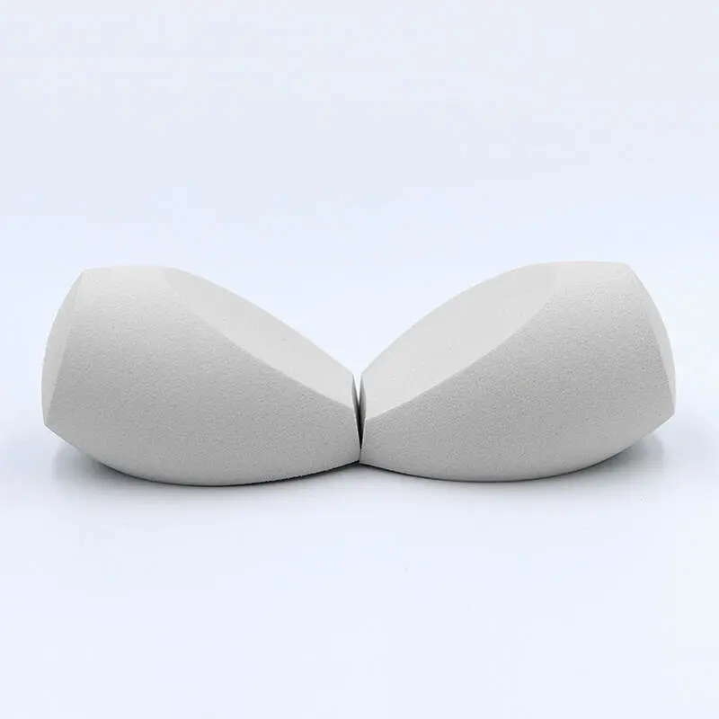 Cut beauty makeup sponge