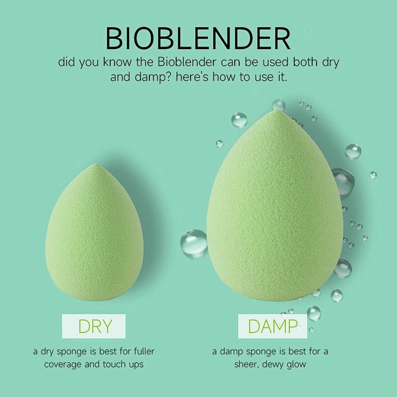 90% Biodegradable makeup sponge