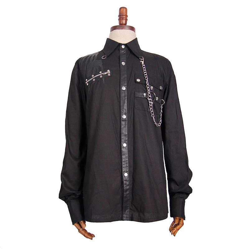 Men's firing leather palm long sleeve shirt