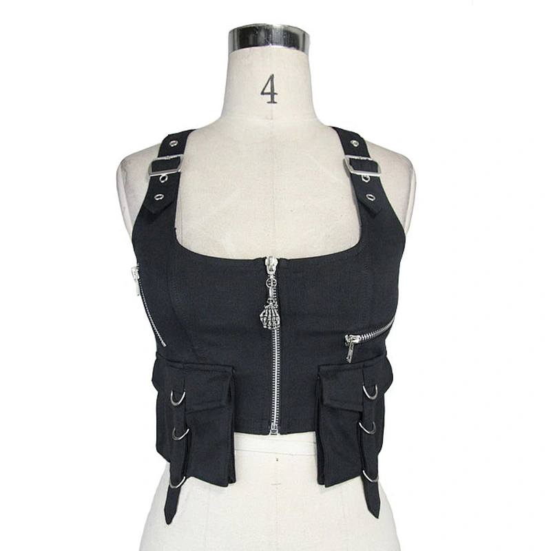 Women shoulder loops of string vest