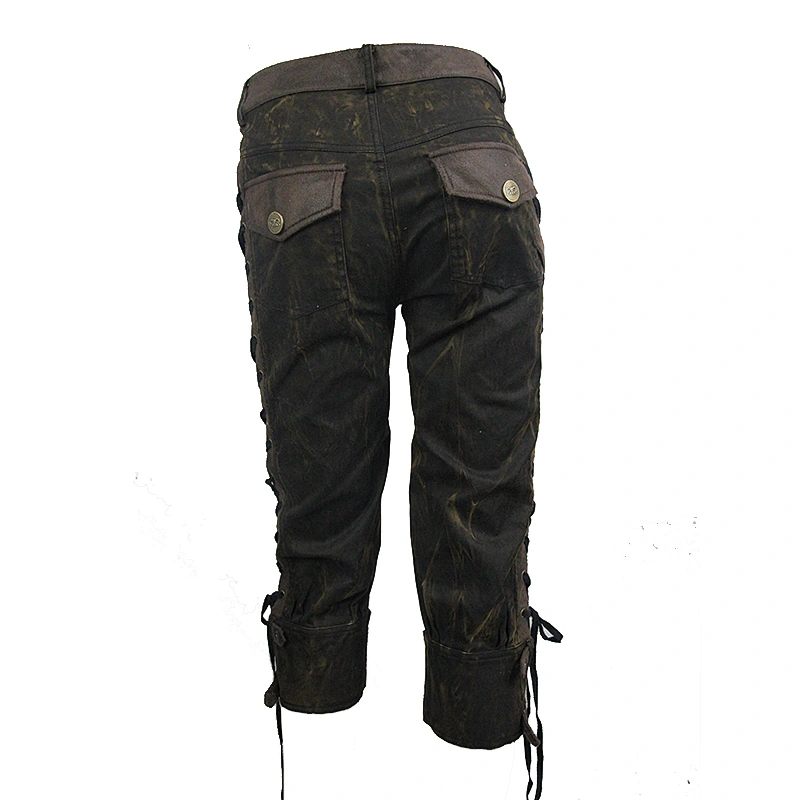 Side wear rope punk wash water in girls pants