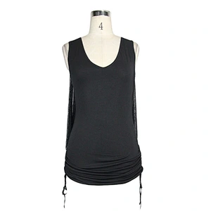 SKT051 Two ways wearing spider web mesh bat shawl punk women summer black cotton dresses