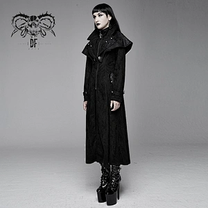CT135 Devil fashion winter darkness gothic witch women zipper up long coats