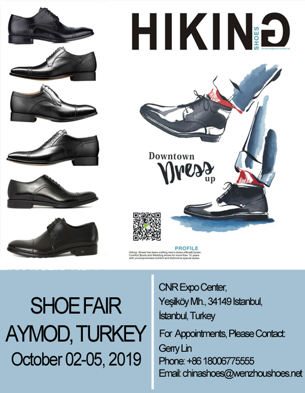 International Shoe Fair at Aymod in Turkey - Booth No. 2-A07-08