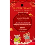 Notification for Chinese New Year Holiday