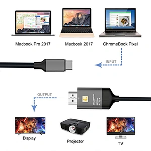 3840x2160 @ 60Hz USB C Transfer your phone to the television with big screen, Plug and play