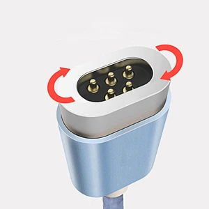 New arrival Magnet Charger Cable for Android Cell Phone Micro USB Data Cable for Samsung Magnetic Charging Cable