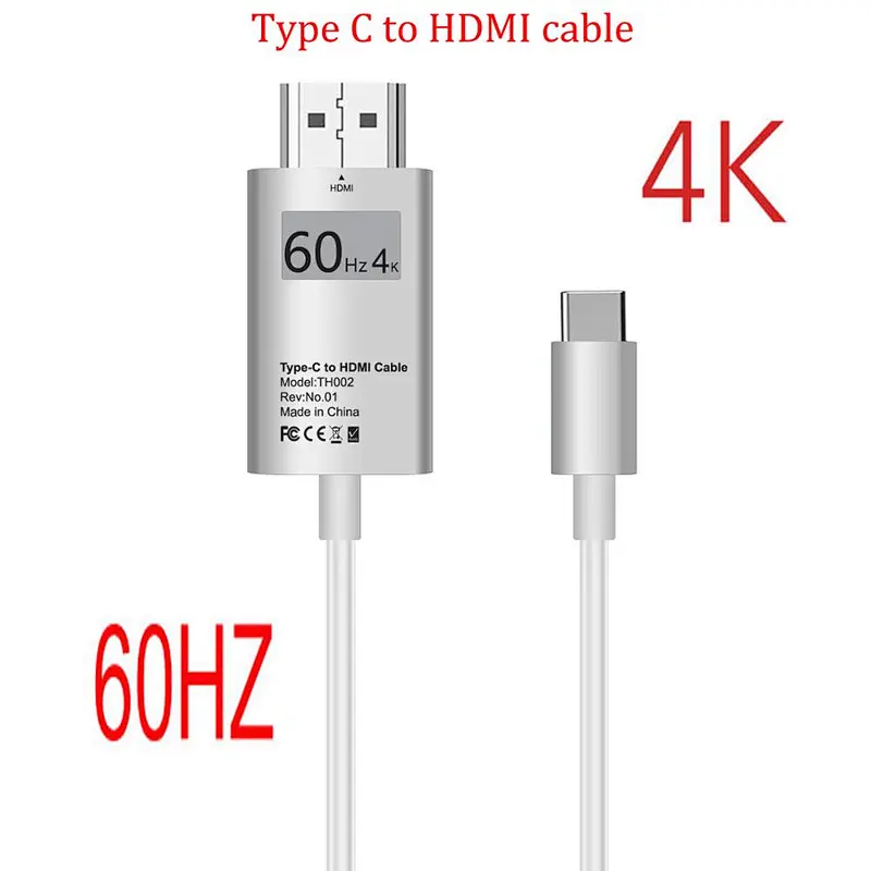 Aluminum Alloy USB 3.1 Type C to hdtv hub 4 ports