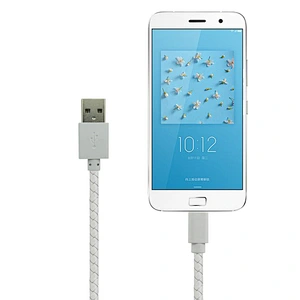 5V 2.4A PET braided USB Type C 3.1 to USB 2.0 super speed Charger cable
