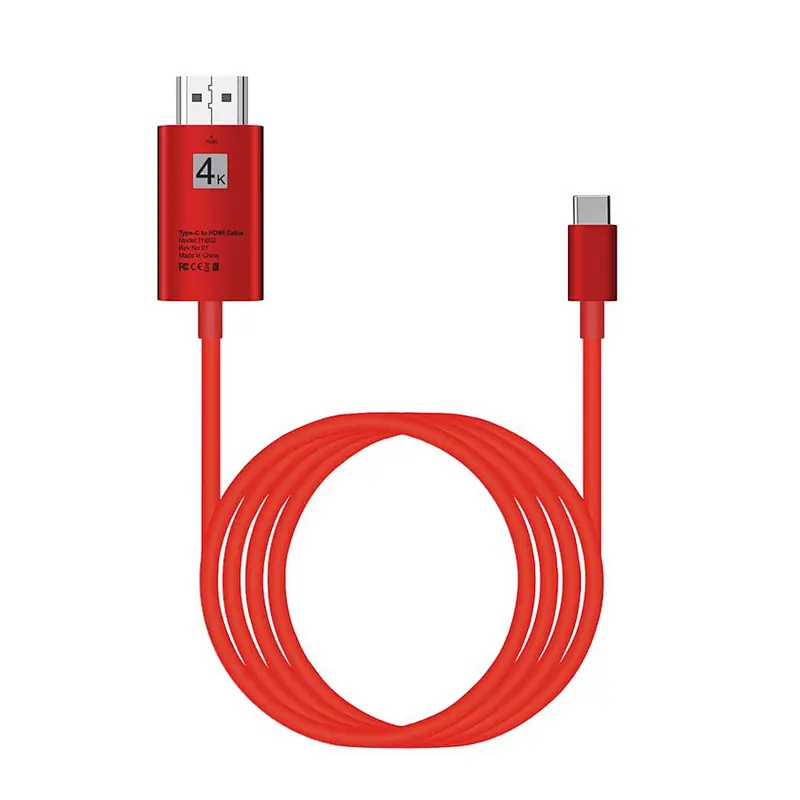2018 top selling products Gold Plated 4k HDTV USB C Hub type C cable to TV for sumsang phone
