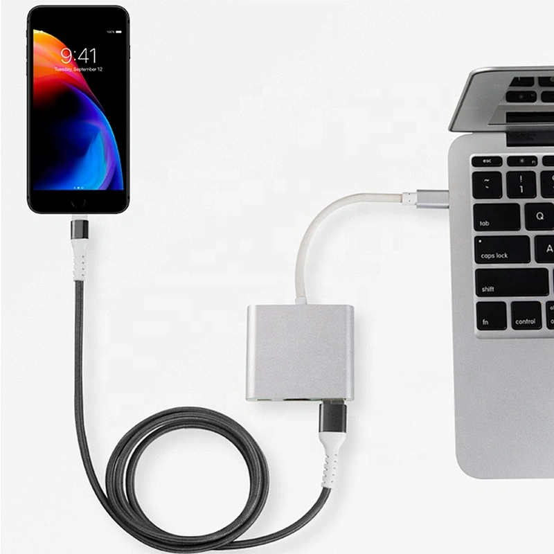 3 in 1 USB Type C USB-C to USB3.0 PD HDTV multi hub for Nintendo Switch