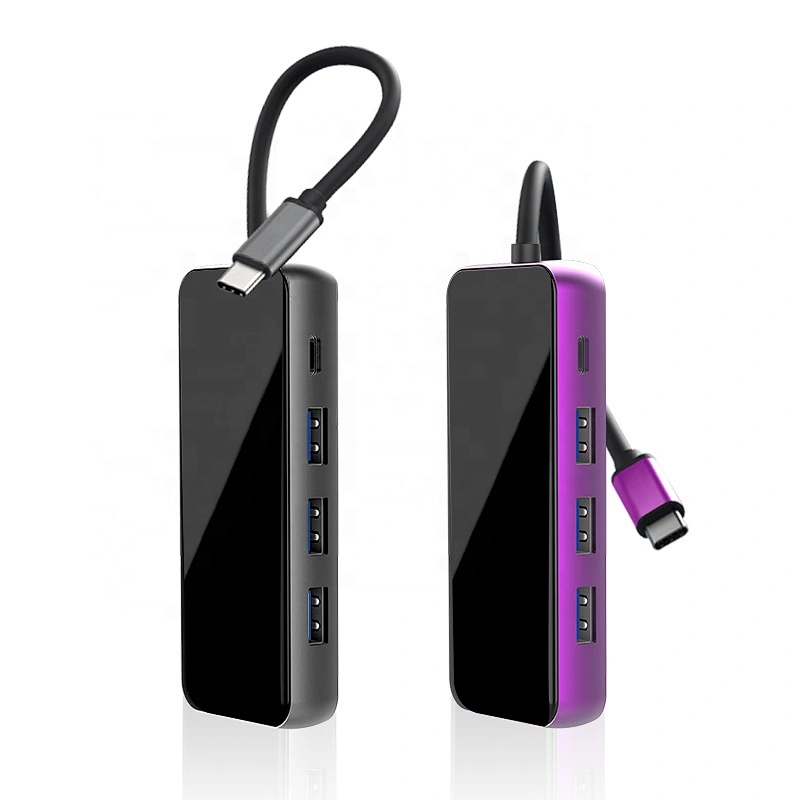 C type to PD + USB3.0 * 3 + HDTV +SD + TF + audio Gigabit Ethernet docking station 9 in 1 charging USB 3.0 hub