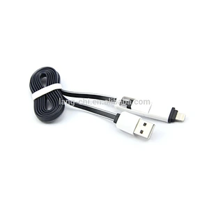 MFi certified 8pin and mirco 2 in 1 Flat usb data cable