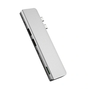 7in2 USB-C HUB USB3.0*2+PD Charging+ USB C /F + SD &TF card reader