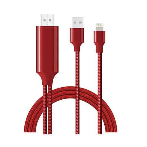 Red 4K USB 3.1 Type C USB-C to HD MI HDTV Adapter Cable For Samsung Galaxy note8 S8