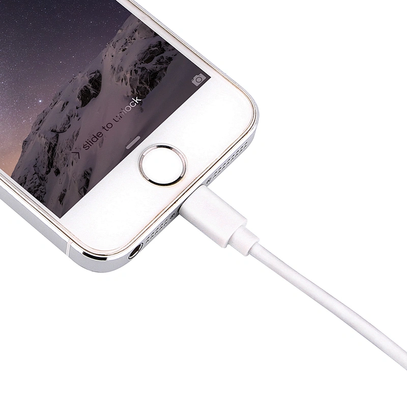 Factory Wholesale 1M White USB Cable For iPhone 8