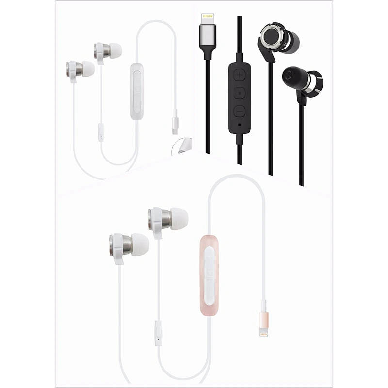 Best MFI round or flat wire MFI digital earphones for apple iphone 7