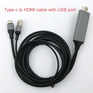 USB 3.1 Male USB- C to HDTV USB 3.1 TYPE C Thunderbolt 3 Hub for macbook pro charger