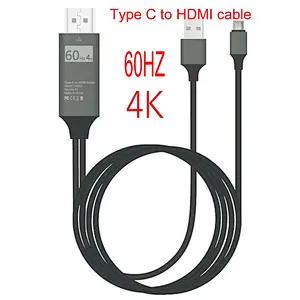 USB type c 3.1 to hdtv 4k 60hz usb charge cable to hdtv hd cable for mate 10