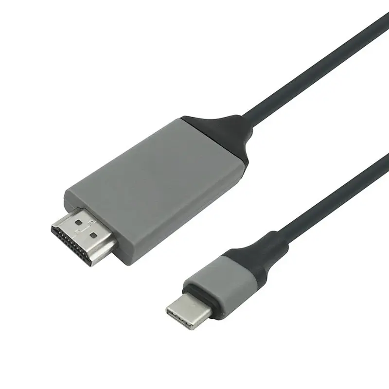 2M 4K USB Type-C to HDTV AV Adapter Cable for Phone Laptop